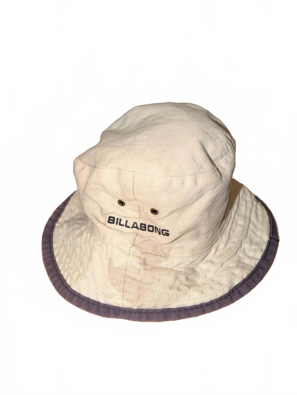 Billabong Vintage Reversible Bucket Hat Cream Navy Surf Cap